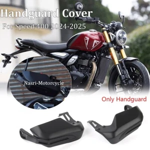 Black Handlebar Handguard Wind Deflectors Cover Kits For Speed 400 2024 2025 - Foto 1 di 11