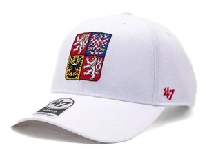 Cappellino bianco marca '47 REPUBBLICA CECA nazionale CALCIO classico MVP SNAPBACK - Foto 1 di 5