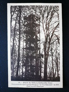 CPA 02 Forêt de VILLERS-COTTERETS - Observatoire élevé par le Général Mangin - Imagen 1 de 2