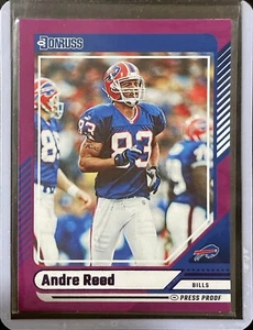 Andre Reed - 2024 Donruss Football - Purple Press Proof # - Bild 1 von 1