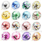 30 Pack Confetti Balloons Latex 12" Decorations Helium Birthday Party Wedding