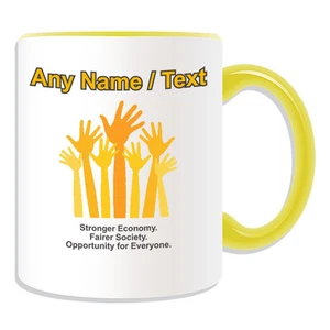 Personalisiertes Geschenk FDP Partei Tasse Spardose Tasse Politik Design Hände - Bild 1 von 21
