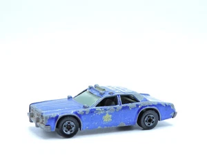 Vintage Hot Wheels Blackwall BLUE Sheriff 701 CAPRICE CLASSIC POLICE CAR BW - Picture 1 of 8