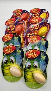 Crayola Silly Putty Eggs Glow in Dark & 2 Pack Original NEW Package 12 Eggs - Picture 1 of 10