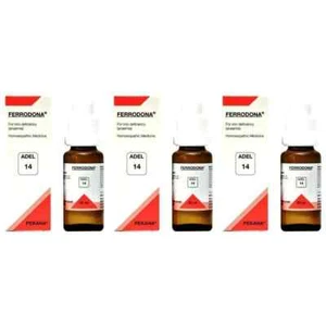 ADEL 14 Iron Deficiency Drops Pack of 3 Natural Homeopathic Remedy for Anemia - Picture 1 of 5