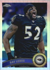 2011 Topps Chrome Refractors Football Card Pick