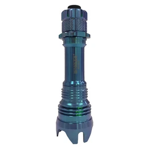 Mankerlight Ti Titanium Blue Tactical Flashlight 2300 Lumen LED 500 Meter Range - Picture 1 of 10