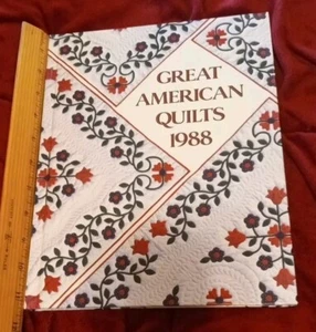 Vtg. Great American Quilts 1988 Hardcover Quilt Building Book~ Great Condition! - Imagen 1 de 9
