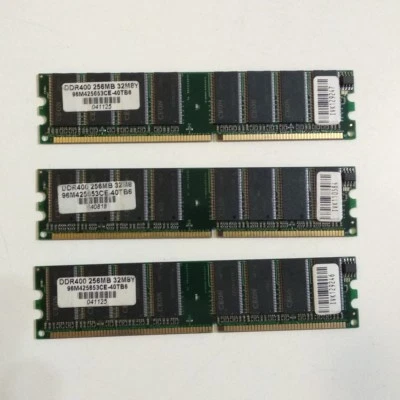 CEON 96M425653CE-40TB6 DDR400 256mb Desktop Memory RAM X3 - Image 1 of 2