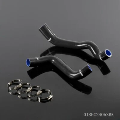 Kit de mangueira e braçadeiras de refrigerante para radiador de silicone preto ajuste para Alfa Romeo Mito QV - Imagem 1 de 4