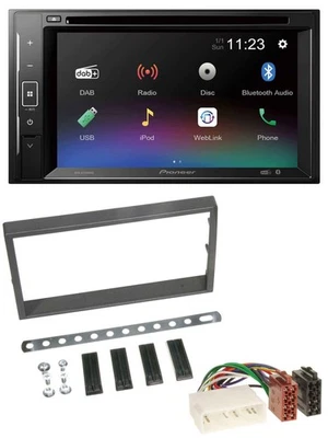Pioneer Bluetooth MP3 USB 2DIN DAB DVD Autoradio für SSangYong Kyron ab 2005 - Bild 1 von 4