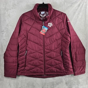 Columbia Womens Heavenly Jacket XXL Texas A&M Aggies Maroon Omni-Heat - Picture 1 of 11