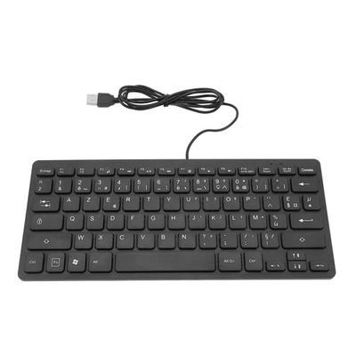 (French AZERTY Layout)78 Keys Language Keyboard Plug And Play Splash Proof USB - Image 1 of 4