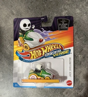 Hot Wheels Racer Verse Jack Skellington Disney TheNightmareBeforeChristmas HKB86 - Immagine 1 di 4