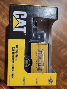 Banco de camión Hawkeye Caterpillar's CAT 1931 1996 ERTL NUEVO EN CAJA - Imagen 1 de 4