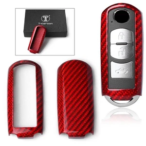 Car Remote Key Protector Case Fob Shell Cover Fits Mazda 3 6 CX 5 9 MX Miata Red - Picture 1 of 11