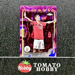 TOPPS CHROME UEFA 2024-25 ANGEL DI MARIA /75 MAGENTA LAVA REFRACTOR SL BENFICA - Picture 1 of 2