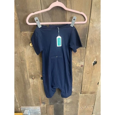 Mono Wonsie Kids Azul Marino Cremallera Trasera - Manga Corta/Hasta la Rodilla Talla 8 Foto 1 de 4