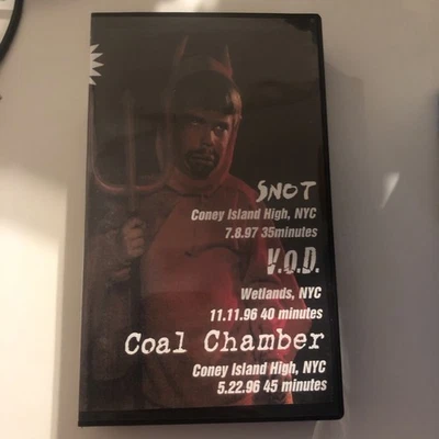 Rare VHS Snot V.o.d. Coal Chamber Concert Live 96 97 Rock - Image 1 of 4