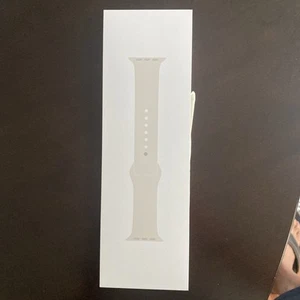 Genuine Apple Watch 38mm 40mm 41mm S/M Series 5 6 7 8 9 SE Sport Band Starlight - Zdjęcie 1 z 7