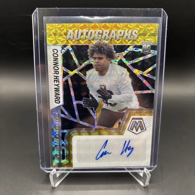 2022 Panini Mosaic Connor Heyward Steelers Black/Gold Choice Auto /8 - Image 1 of 2