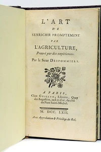 Livre ancien rare AUROUX DES POMMIERS conseils agronomiques Paris 1762 - Picture 1 of 12