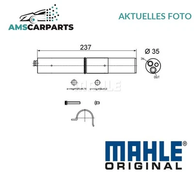 TROCKNER KLIMAANLAGE AD 250 000S MAHLE ORIGINAL NEU OE QUALITÄT - Image 1 of 4
