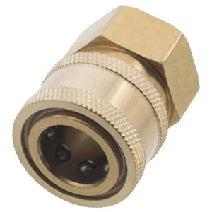 Erie Tools 3/8" FPT Female Brass Socket Quick Connect Coupler - Picture 1 of 2