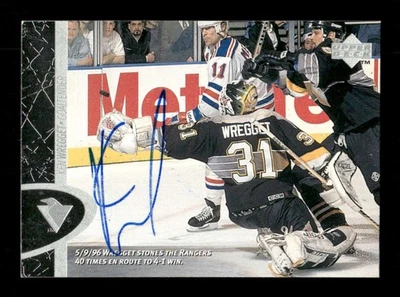 1996-97 Upper Deck  135 Ken Wregget signed auto  JKAU1 BXCP25 - Image 1 of 2
