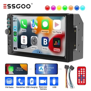 Radio de Coche 2 DIN 7" CarPlay Android Auto BT Manos Libres USB y Pantalla HD - Imagen 1 de 20