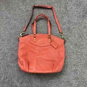 Vintage Coach Ashley Leder wandelbare Schultertasche Umhängetasche F23684 groß - Bild 1 von 13
