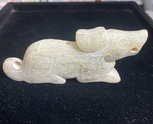 Antiguo animal de jade tamaño mediano límite de precio (compra 2 cantidades para esta pieza) - Imagen 1 de 3