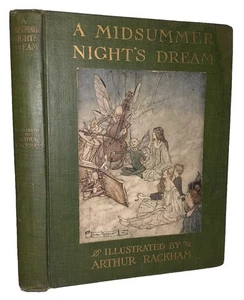 c.1912, SHAKESPEARE, A MIDSUMMER NIGHTS DREAM, ILLUSTRATED by ARTHUR RACKHAM - Picture 1 of 12