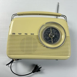 Bush Retro Digital Radio Transistor AM/FM TR82 Vintage Cream Tested Working - Picture 1 of 16