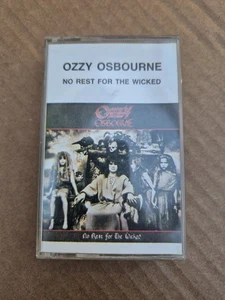 Ozzy Osbourne - No Rest For The Wicked Cassette Tape Black Sabbath Bootleg - Picture 1 of 5