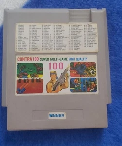Nintendo NES Contra 100 Multi Game ,rare  - Imagen 1 de 3