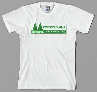 Camisa Regreso al Futuro Twin Pines Mall Marty McFly Hill Valley Biff Bluray DVD Foto 1 de 4