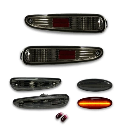Front Rear Smoke Side Marker Reverse Light Turn Signal Lamp for Mazda RX-7 FD3S Foto 1 de 4