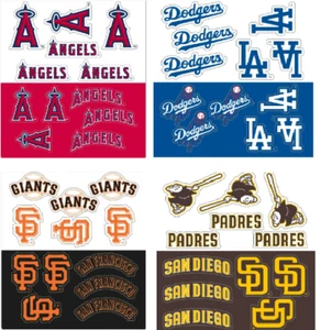 New MLB PICK YOUR TEAMS Die-Cut Premium Vinyl Mini Decal / Sticker Pack - Picture 1 of 25