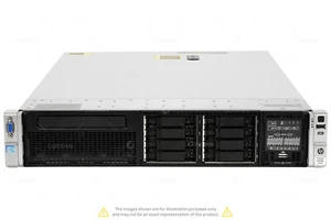 HPE Proliant DL380P G8 8SFF 2x Xeon E5-2690 64 GB RAM Rails - Photo 1/7