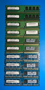 10X 1GB (10GB) PC2-6400 (DDR2 800) Samsung desktop RAM , scrap gold recovery lot - Picture 1 of 2