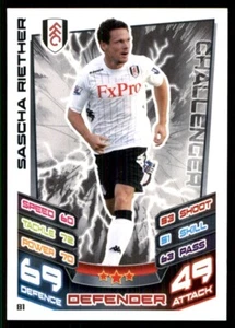 2012 Topps Match Attax Premier League Sascha Riether Fulham #81 - Picture 1 of 2