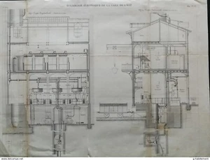 ANNALES PONT et CHAUSSEES (Dep75) Plan Eclairage électrique de la Gare de L'est - Foto 1 di 5