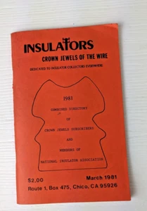 Vintage Insulators Crown Jewels of the Wire Booklet March 1981 - Picture 1 of 6