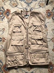 Moose Creek Fishing Vest Adult Size XL Tan - Picture 1 of 6