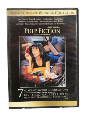 Pulp Fiction DVD 2 Disc Set Miramax Award Winning Collection Quentin Tarantino - Image 1 of 4