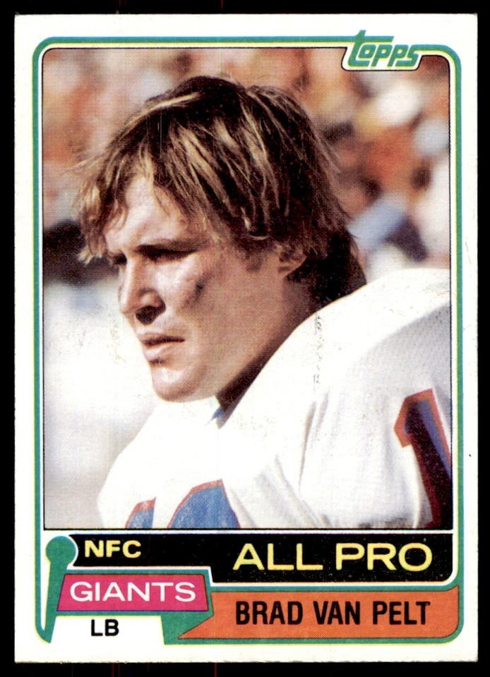 1981 TOPPS_ BRAD VAN PELT NEW YORK GIANTS #270 - Image 1 of 2