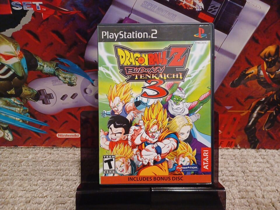 Dragon Ball Z Budokai Tenkaichi 3 PS2 CIB No Bonus Disc.