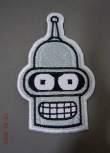 Futurama BENDER Embroidered Iron-on Patch NEW 4" x 2.25 - Picture 1 of 2