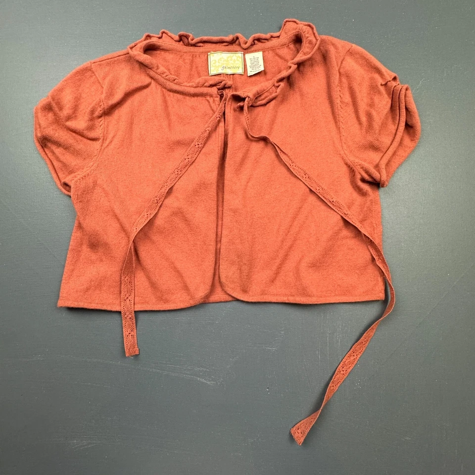 Женский кардиган Guinevere Rust Bolero Shrug XL ангорская смесь богемное коттеджкор - Изображение 1 из 4